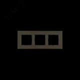 Рамка 3-постовая, стекло цвет Каперсовый Jasmart