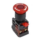 Кнопка AE-22 поворотная блокировка NO+NC Грибок EKF PROxima