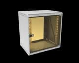 Шкаф телекоммуникационный настенный разборный МИКсистем 19" Lite 12U 600*450 дверь стекло