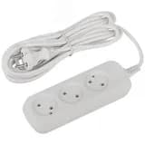 Удлинитель электрический 3 розетки без заземления 5м ПВС 2x0.75мм2 UDL-10-350 Greenline Б0065073 ЭРА