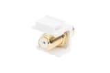 Вставка формата Keystone Jack Hyperline KJ1-RCA/RD-FHG-WH