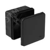 MultiBox Коробка распределительная с мембранными вводами IP66 85х85х42 Черная (со стикером) под пистолет