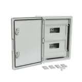 Корпус пластиковый распределительный ЩРН-24 IP65 серая дверь 400х300х170 Промрукав