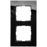 Рамка 2-постовая, стекло Black Glass