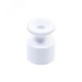 Изолятор для наружного монтажа, пластик, цвет белый (100 шт/уп)