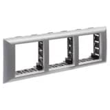 Рамка-суппорт 6мод. Avanti для «In-liner Front» серебр. металлик DKC 4404916