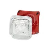 Коробка клеммная 5-полюсная 1.5-6 кв.мм 130х130х77 PP IP66 серая/красная с мембранами 62000040 HENSEL