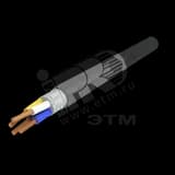 Кабель силовой ППГнг(А)-HF 4х1.5ок(N)-0.66 однопроволочный черный (бухта) Алюр