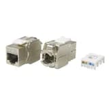 Вставка 5е RJ-45 (8P8C) Hyperline KJ8-8P8C-C5e-180-TLS-SH-F-WH