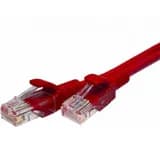 Патч-корд SUPRLAN UTP 5e 4x2 26AWG (7x0.16mm) Cu LSZH красный 2м, шт