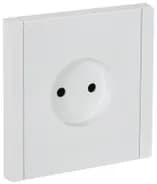 Розетка СП FORTE&PIANO FP218 10А без заземл. без защ. шторок винт. крепл. бел. IEK FP-R10-10-K01