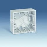 Коробка на 2 поста для открытой проводки 86х93х37мм S27Pl слоновая кость