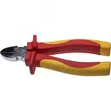 Бокорезы "ПРОФИЭЛЕКТРИК", диэлектрические, двухкомп маслобензостойкая рукоятка, высоковольтные до ~1000В, 160мм, Профессионал ЗУБР