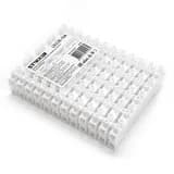 Колодка клеммная винтовая, линейка 12 штук, полипропилен,