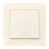 Валенсия выключатель 1-кл. 10А кремовый проходной EKF PROxima