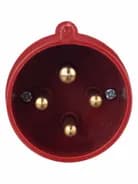 Вилка эл. каб. 32А 3P+PE 380В IP44 ССИ-024 IEK PSR02-032-4