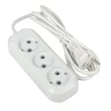 Удлинитель "Эксперт" 3 гнезда 2 метра 10А/2,2кВт без заземления ПВС 2х0,75 EKF PROxima