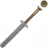 Дюбель-гвоздь 6х40 грибовидный (выпуклый) борт DAXMER