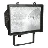 Прожектор ИО1500 галогенный черный IP54 IEK