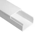 Кабель-канал 40х25х2000мм. в П\Э (30м/уп) белый 2-й замок. Промрукав PR.0540251