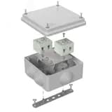 Коробка огнестойкая для о/п двухкомпонентная 60-0300-FR6.0-12 Е15-Е120 RAL9005 100х100х50 (14 шт/кор) Промрукав