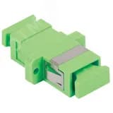 Адаптер проходной SC-SC для одномодового и многомодового кабеля (SM/MM) с полировкой APC одинарного исполнения (Simplex)
