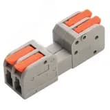 Клемма монтажная компактная для фазн. проводников, 2 контакт груп 39873 FERON