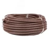 Труба гофрированная ПВХ с зондом под темное дерево d16мм (25м) Plast PROxima