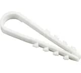 Дюбель-хомут 5х10мм нейлон белый (100шт) IEK