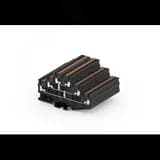 Клемма TP 3-уровневая с уравниванием потенциалов, Push-in, сечение 2,5 мм. кв., черная SUPU