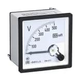 Вольтметр аналоговый шкала 500В AC класс точн. 1.5 72х72мм DEKraft 50243DEK