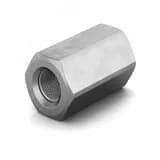 Гайка М16 DIN 6334 соединительная, класс прочности 6, гальван. цинк