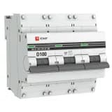 Автоматический выключатель 3P 100А (D) 10kA ВА 47-100 PROxima EKF (mcb47100-3-100D-pro)