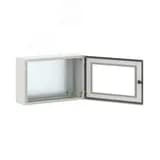 Щит монтажный ЩМП 400x600x200 мм STE с М/П с прозрачной дверью