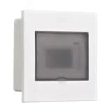 Корпус пластиковый навесной с прозрачной дверью 1 ряд 6 модулей IP41 ЩРН-П