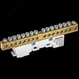 TEKFOR Шина N ноль изолированная на универсальном держателе 8х12-16-С IEK