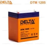 Аккумулятор герметичный свинцово-кислотный 5 Ah 12 В DTM 1205 DELTA