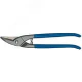 Ножницы по металлу, для прорезания отверстий, левые, рез: 1 мм, 250 мм, высококачественная сталь, короткий прямой и фигурный рез