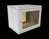 Шкаф телекоммуникационный настенный разборный МИКсистем 19" Keys 9U 600*450 дверь стекло