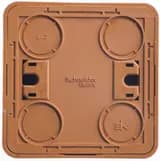 Выключатель 2-кл. ОП Этюд Дача 10А IP20 с подсветкой бук SE BA10-006T