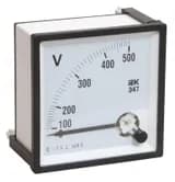 Вольтметр Э47 72х72мм 500В кл. точн. 1.5 IEK IPV10-6-0500-E