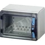 Бокс прозрачные двери с боковыми панелями IP66 186х276х186