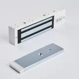 Электромагнитный замок (сила удержания 350 кг), с двумя встроенными датчиками, цвет белый, RAL9016(белый) RL-EM350-LSW R-Lock