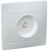 Розетка компьютерная 1-м СП Кварта РК10-КБ IP20 бел. IEK EKK10-K01-DM