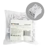 Монтажная пружинная клемма STEKKER для подключения фазных проводников 2 полюса без креплений LD2944002 32733