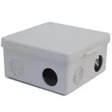 Коробка распределительная ОП 100х100х50мм 7 каб. вводов IP54 сер. TOKOV ELECTRIC TKE-KR-100-100-50-C06