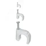 Скоба 22мм круглая (100шт) USK11-22-100 IEK