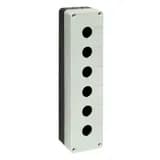 Корпус КП106 пластиковый 6 кнопок белый EKF PROxima