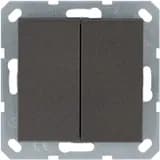 Кнопка 2-кл. 10А IP20 с переключающим контактом механизм мокко Jasmart G3020Z