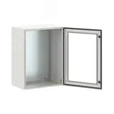 Щит монтажный ЩМП 800x600x400 мм STE с М/П с прозрачной дверью DKC